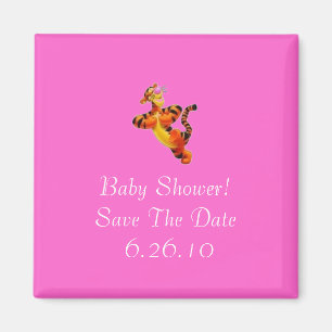 Aimant Économies de baby shower l'aimant de date