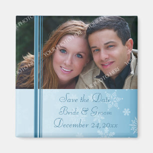 Aimant Économies de mariage de Noël l'aimant de photo d