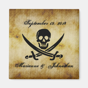 Aimant Économies de mariage de pirate l'aimant de
