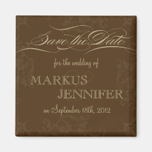 Aimant Économies vintages de chocolat et de cacao de