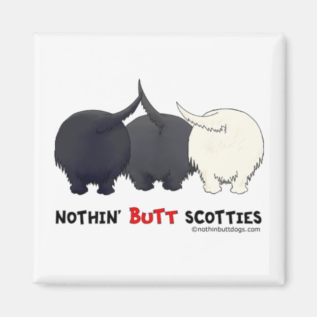 Aimant Ecosse Nothin' Butt (Devant)