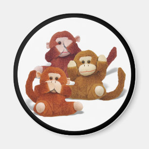 Aimant Écoute Non...Parle Non...Voir Aucun Mal