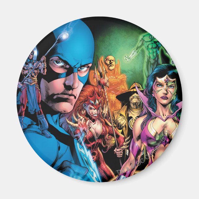 Aimant Écran comique de nuit noir 2 - Couleur (Devant)