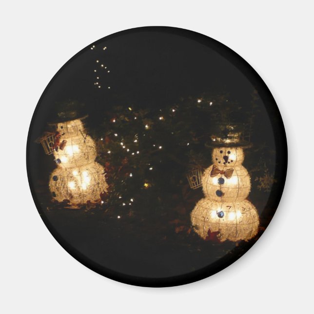 Aimant Écran Luminaire Snowman (Devant)