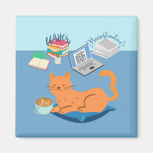 Aimant Écrivain de procrastination Chat
