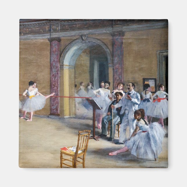 Aimant Edgar Degas - Dance Foyer, Opéra rue Le Peletier (Devant)