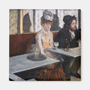 Aimant Edgar Degas - Dans un café / L'Absinthe