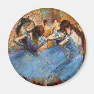 Aimant Edgar Degas - Danseurs en bleu