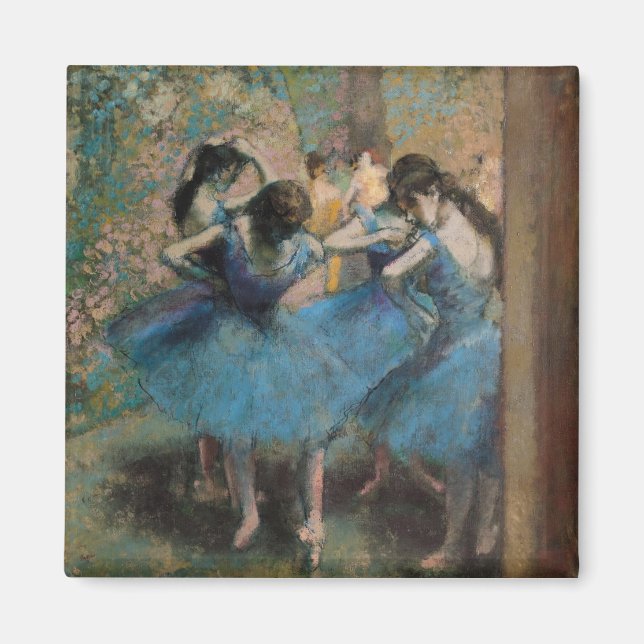 Aimant Edgar Degas | Danseurs en bleu, 1890 (Devant)