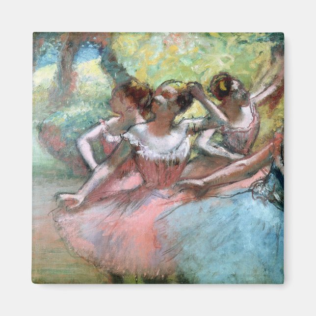 Aimant Edgar Degas | Four ballerinas (Devant)