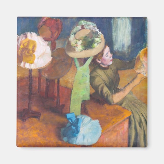Aimant Edgar Degas - La boutique de la friterie (Devant)