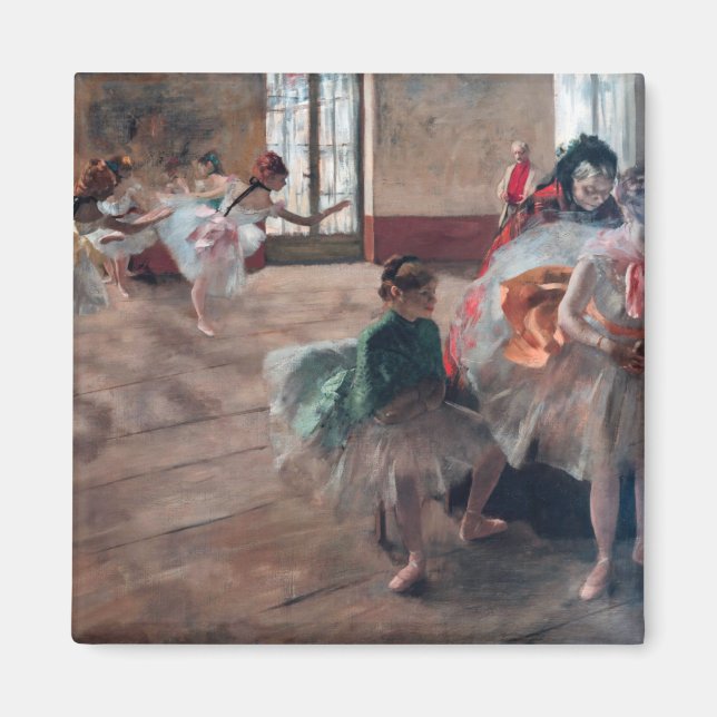 Aimant Edgar Degas - La répétition (Devant)