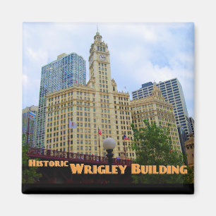 Aimant Édifice historique Wrigley - Chicago Illinois