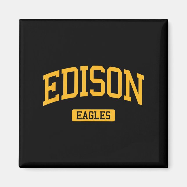 Aimant Edison High School Hs Edison Nj Varsity Srts  (Devant)