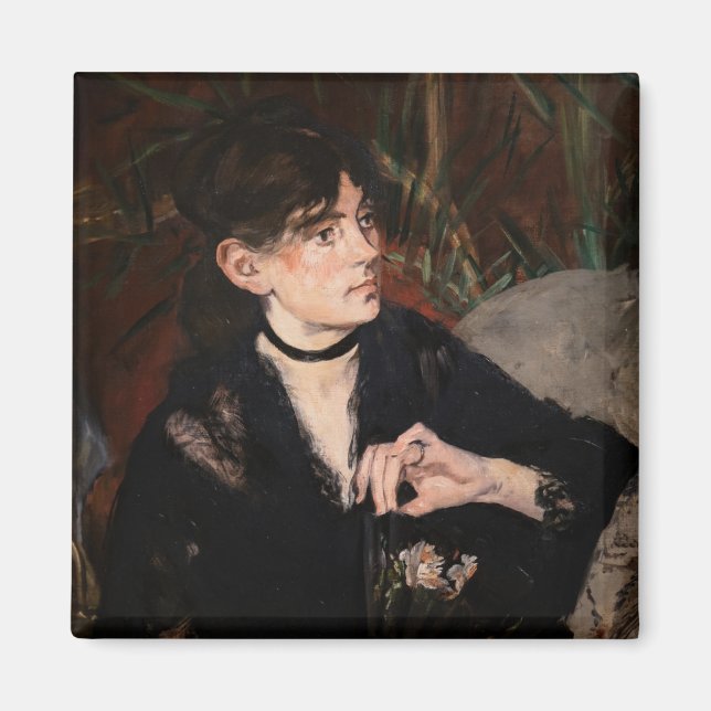 Aimant Edouard Manet - Berthe Morisot avec un ventilateur (Devant)