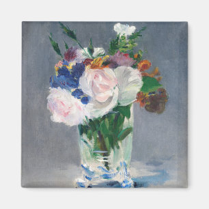 Aimant Edouard Manet - Flowers in a Crystal Vase