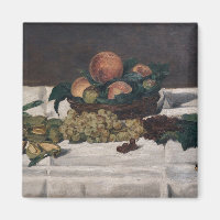 Edouard Manet - Nature morte, Fruits sur table