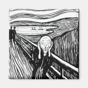 Aimant Edvard Munch - La lithographie de cri