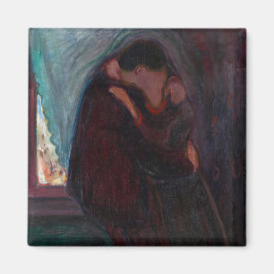 Aimant Edvard Munch - Le baiser