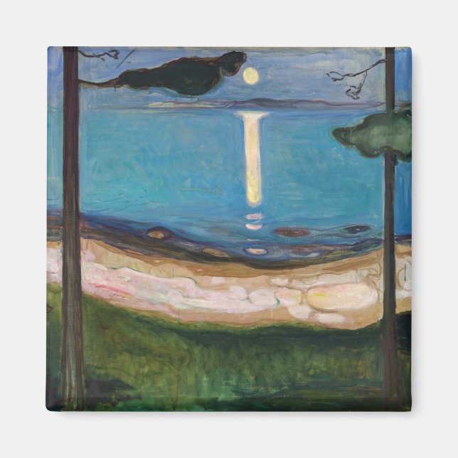 Aimant Edvard Munch - Lune (Devant)