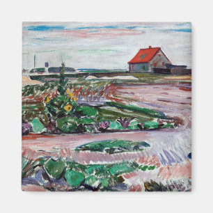Aimant Edvard Munch - Seashore. Paysage près de Lubeck