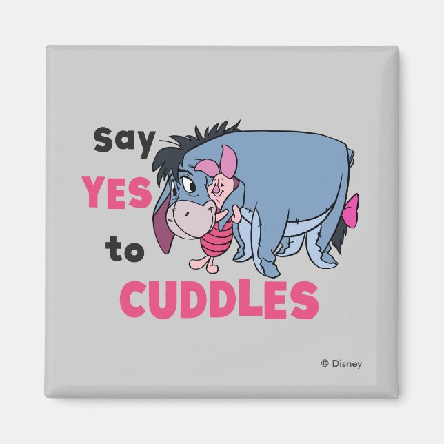 Aimant Eeyore | Dites oui aux bouddhas (Devant)