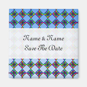 Aimant Effet De Verre Tiré Flore.