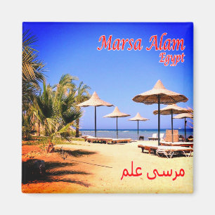 Aimant EG - Égypte - Mer Rouge - Marsa Alam - Plage