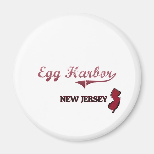 Aimant Egg Harbour New Jersey City Classic (Devant)