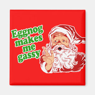 Aimant Eggnog Fête Père Noël Fart