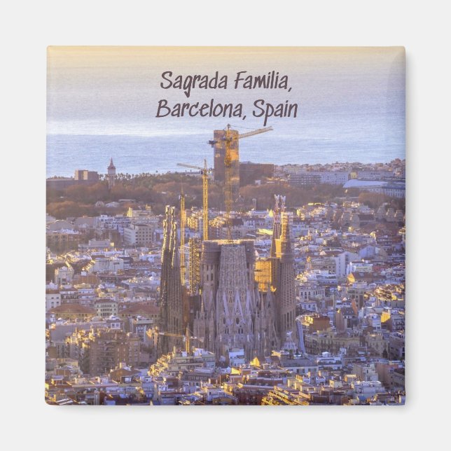 Aimant Église catholique de la Sagrada Familia, Barcelone (Devant)