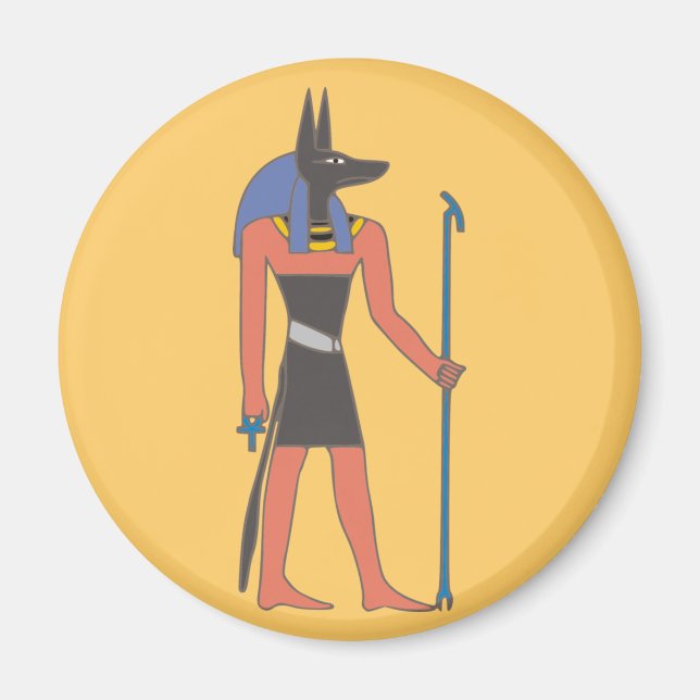 Aimant Église égyptienne d'Anubis egypt deity (Devant)