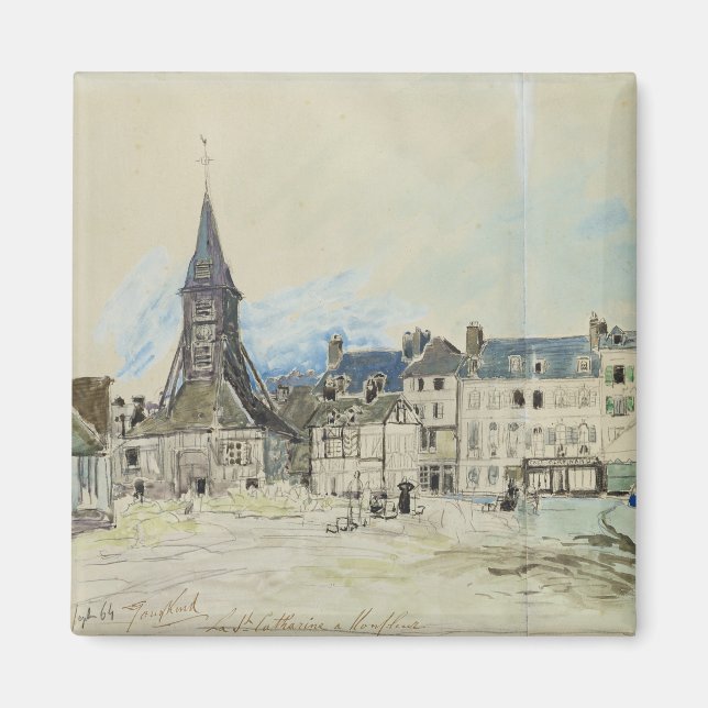 Aimant Église Sainte-Catherine, Honfleur, 1864 (Devant)