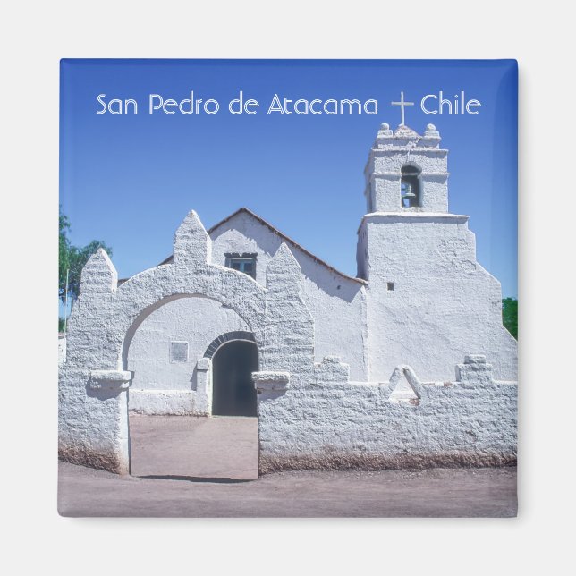 Aimant Église San Pedro de Atacama - Chili (Devant)