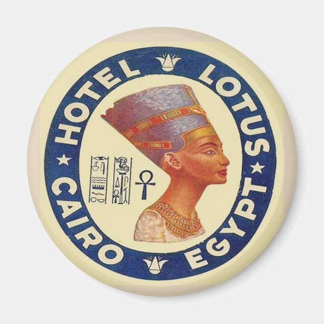 Aimant Egypt, Africa Hotel, (Devant)