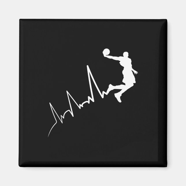 Aimant EKG fréquence du joueur de basketball heartbeat du (Devant)