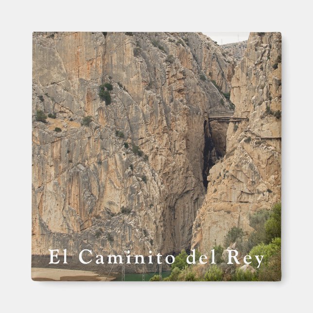 Aimant El Caminito del Rey. Vue 4 (Devant)