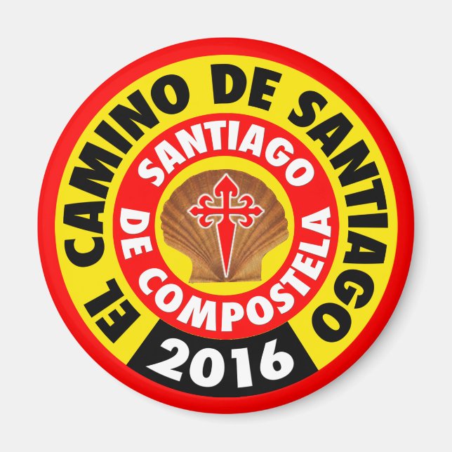 Aimant El Camino de Santiago 2016 (Devant)