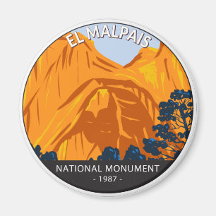 Aimant El Malpais Monument National Nouveau Mexique Vinta