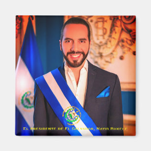 Aimant El presidente de El Salvador, Nayib Bukele