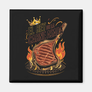 Aimant El Rey De La Carne Asada Bbq Cooker Master King F