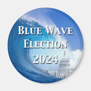 Aimant Élection Blue Wave 2024