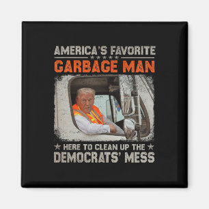 Aimant Élection Trump 2025 Trump Garbyge Homme Vote Trump
