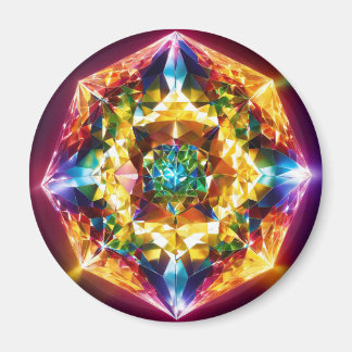 Aimant Élégance du diamant : Boutons artistiques pour la 
