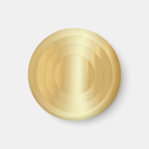 Aimant Elegant Gold Look Trendy Center Template