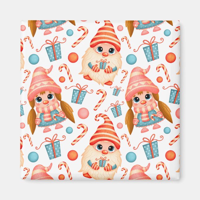 Aimant Élégant joli joyeux Noël (Devant)