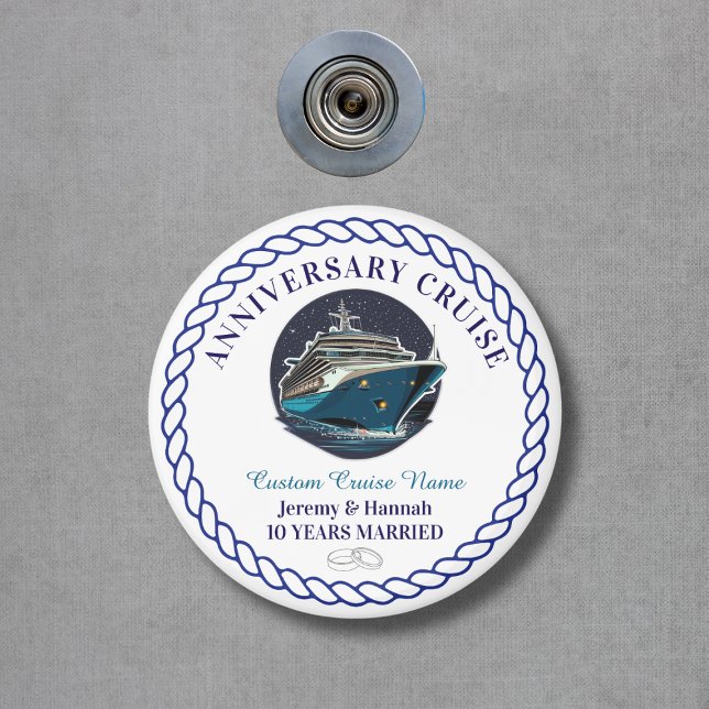 Aimant Elegant Personalized Anniversary Cruise Cabin Door (Elegant Personalized Anniversary Cruise Cabin Door Magnet
)