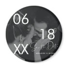 Élégant script moderne Couple Photo Enregistrer la