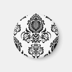Aimant Elégant Vintage Damask Texture sans joint