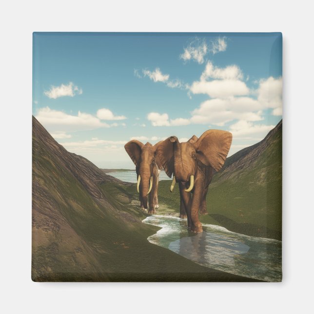 Aimant Eléphant (Devant)